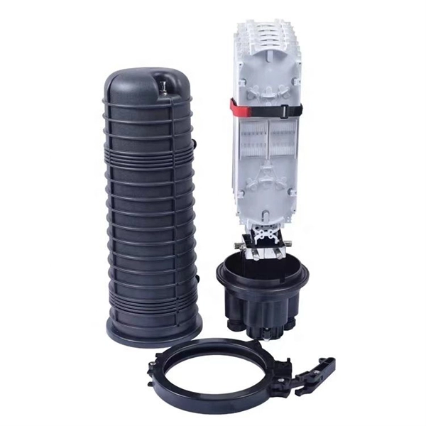 How to connect a two-core fiber optic cable junction box 