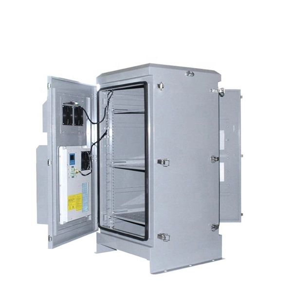 What components are in a network cabinet 