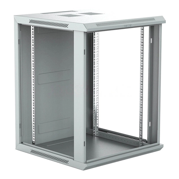 How to configure a network cabinet for equipment in a row